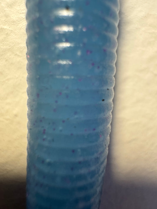 5” Worm Cotton Candy
